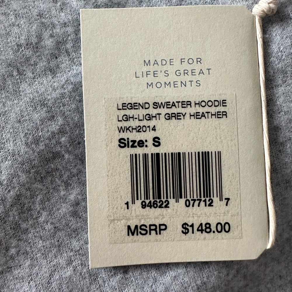 NWT- Women’s Faherty Legend Sweatshirt (heather grey) - Picture 2 of 8